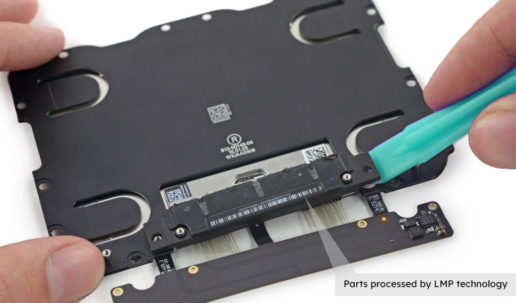 Low Pressure Injection Moloding Encapsulation for Apple MacBook Trackpad PCB and Cooling Fan FPC