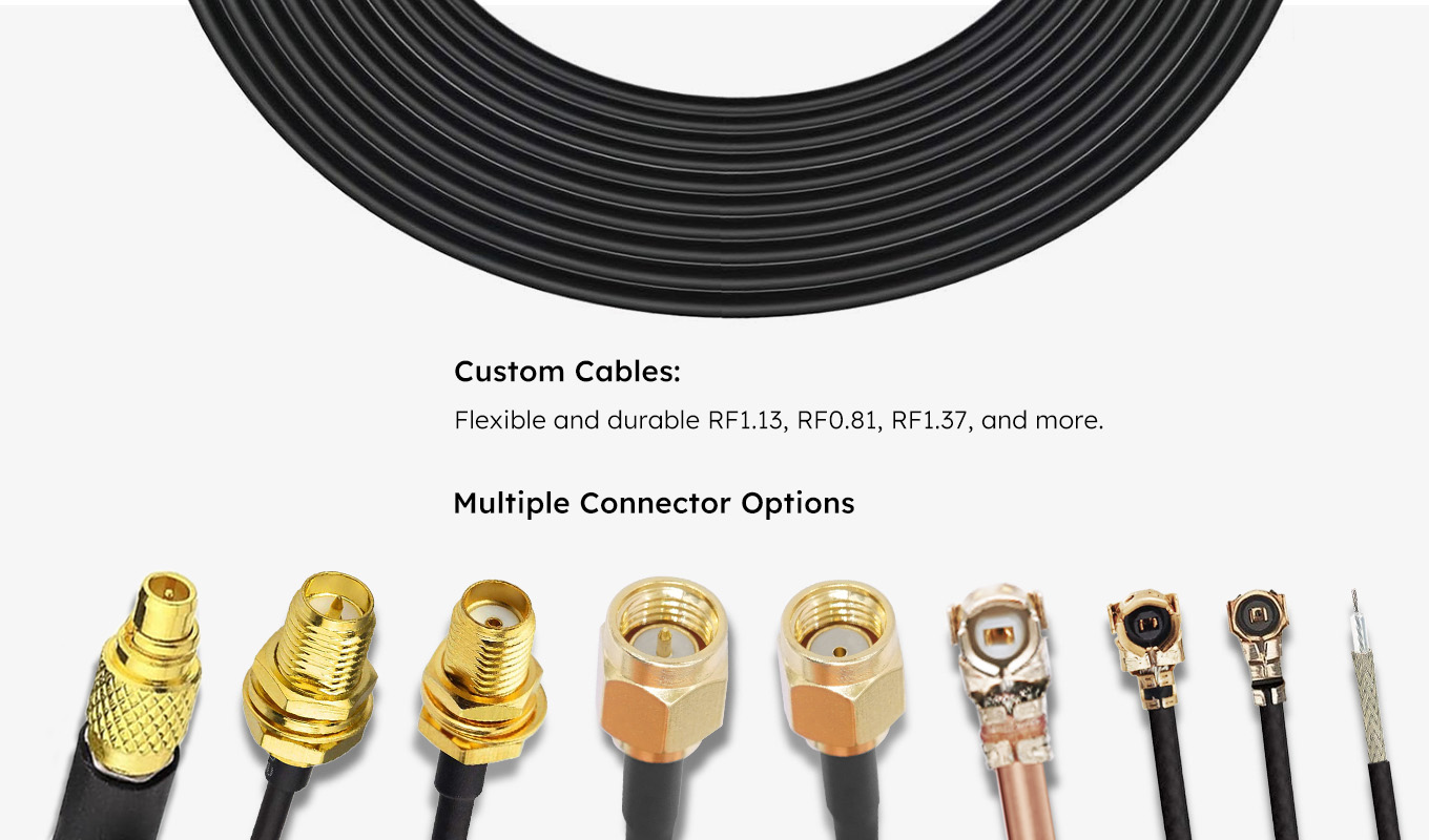 Custom cables and connectors